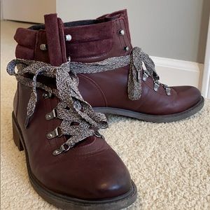 Sam Edelman Darragh Boots in Wine Color